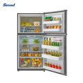 No Frost 21 Cuft Stainless Steel Double Door Top Freezer Refrigerator